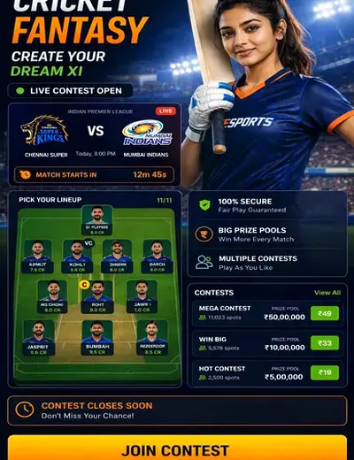 Hero11 (hero11) fantasy cricket & matchday visual 3